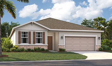 exterior rendering of the webber single family home