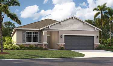exterior rendering of the seaton home design