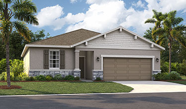 exterior rendering of the portland home design
