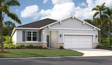 exterior rendering of the portland home design