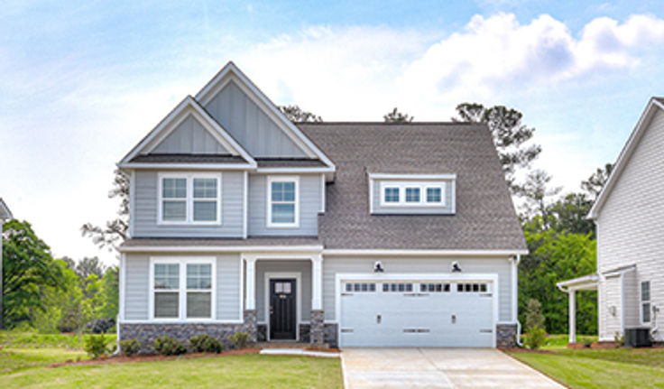 Exterior of The Olivia single-family home