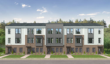 exterior rendering of the hayworth townhome