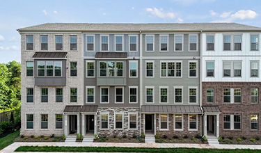 exterior building of The Julianne condos at Village at Manassas Park