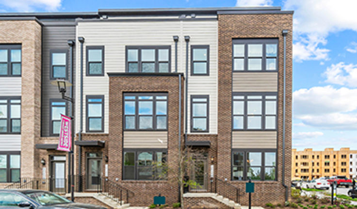 Mockup aerial view of the Westside at Shady Grove community