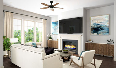 Rendering of the Family Room