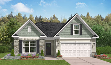 front exterior rendering of The Everest Elevation H