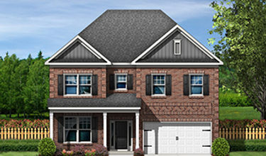 Mockup of front exterior of home