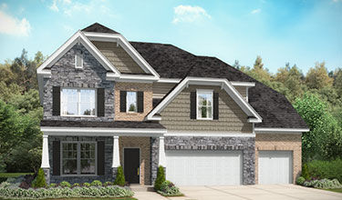 Front exterior rendering of Dillon Elevation N
