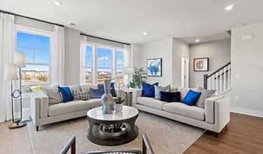 open concept floor plan the julianne at coalfield station