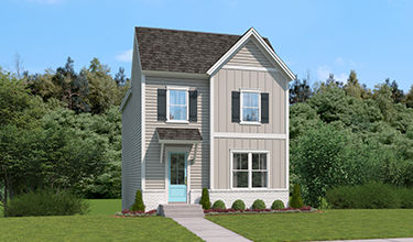 exterior rendering of camille home design