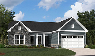 exterior rendering of The Brandt home design