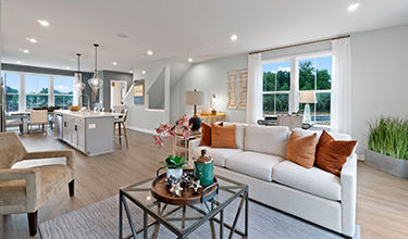 The Hartland demonstrates townhome living at its best. The main level of this home is one that most people dream of.