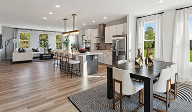 open floor plan