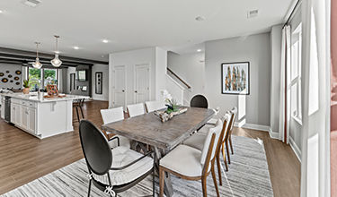 dining room next to kitchen