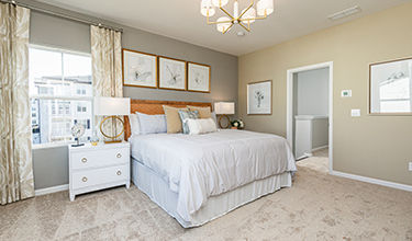 primary bedroom with ensuite bath