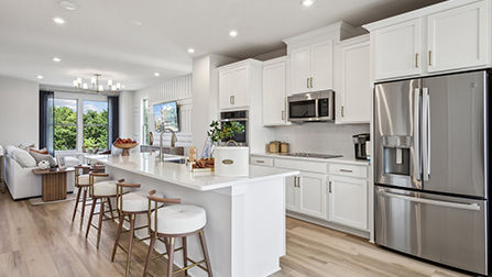 Home interior image showing a Stanley Martin Homes kitchen