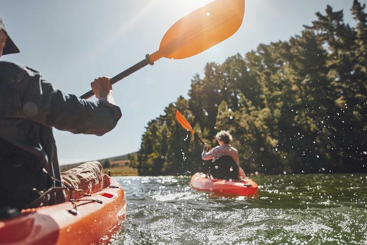 Kayak on Cagle Lake