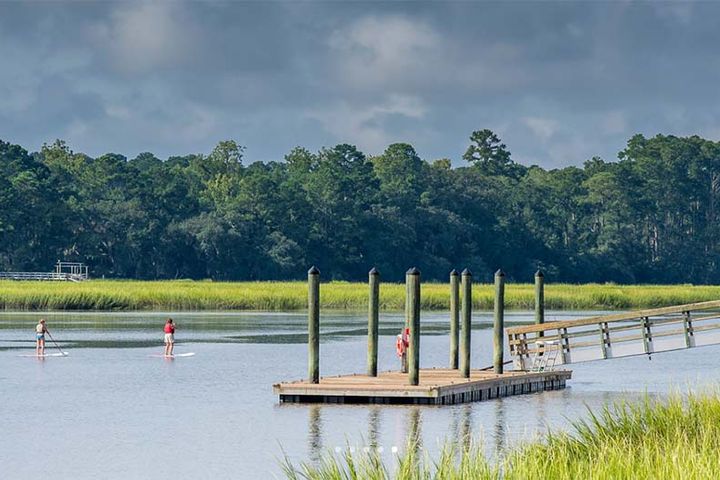 Paddle Boarding on the Okatie River