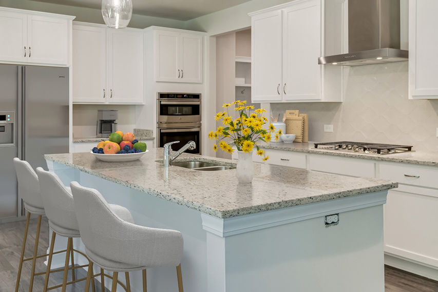 spacious gourmet kitchen