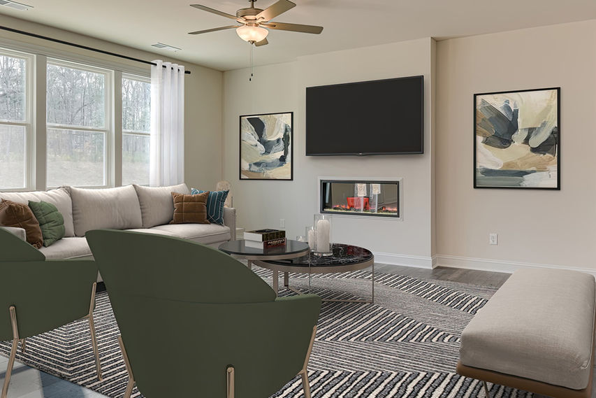 The Fairhaven family room