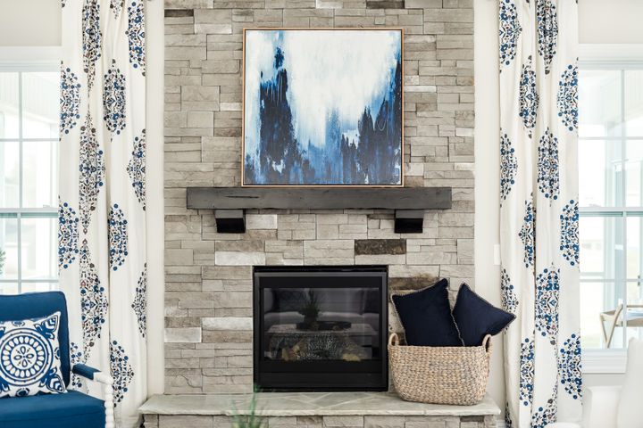 Fireplace in Family Room