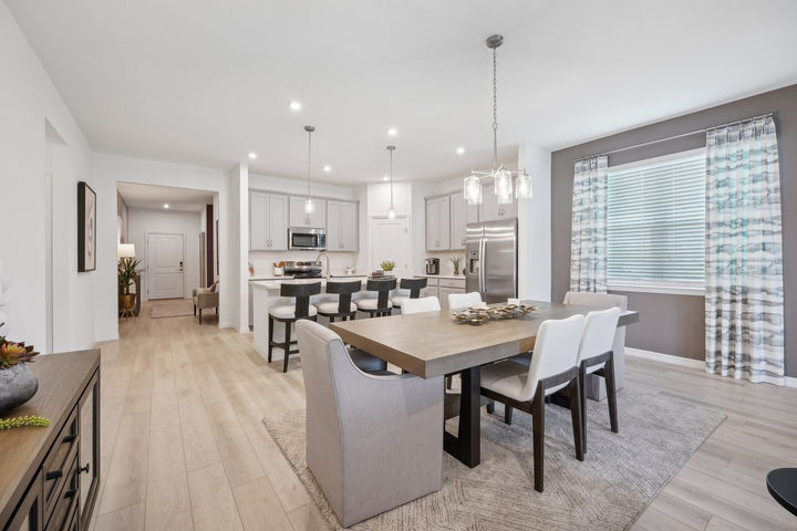 Dining and Kitchen of The Webber at Avalon Park Tavares