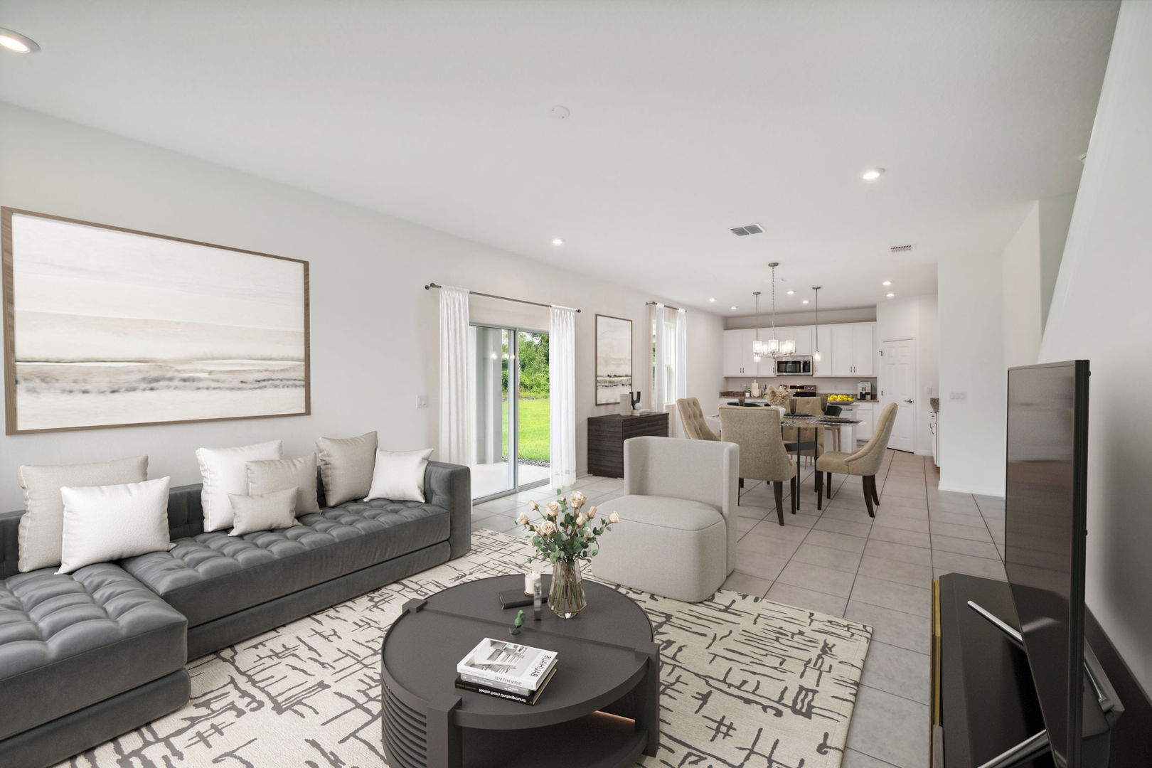 Living Area of The Linden at Avalon Park Tavares