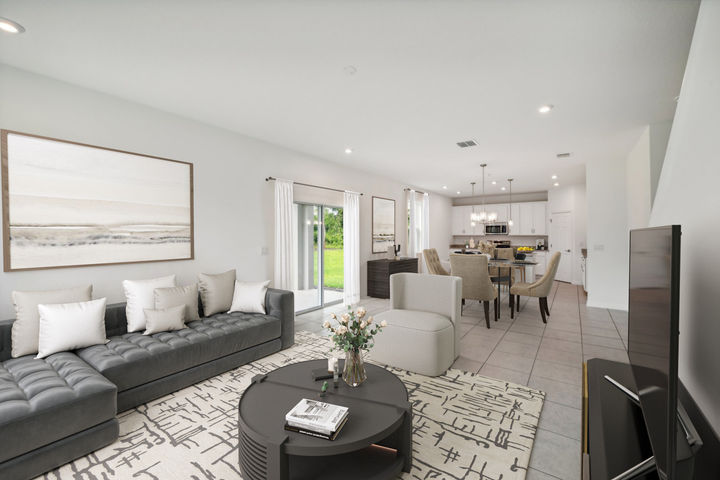 Living Area of The Linden at Avalon Park Tavares