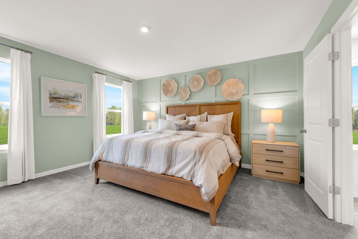 Primary Bedroom of The Rosalia at Avalon Park Tavares