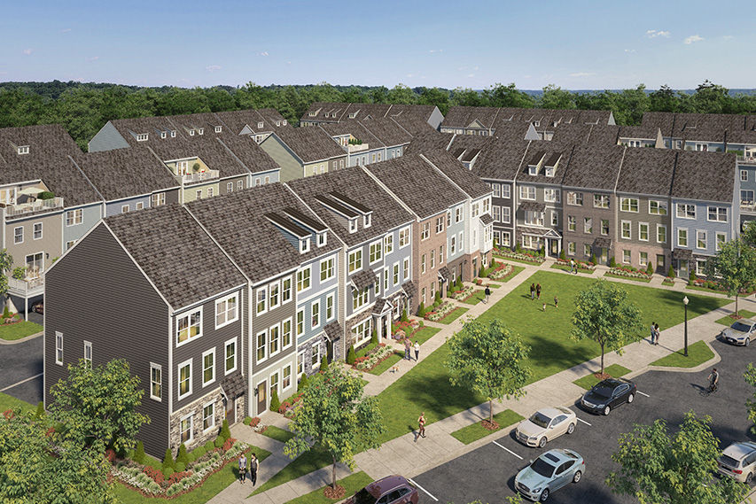 neighborhood rendering of arcola town center