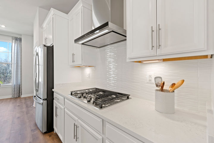 bright white chef inspired kitchen