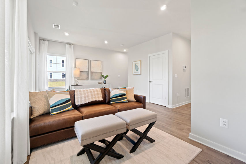 recreation room in maya townhome