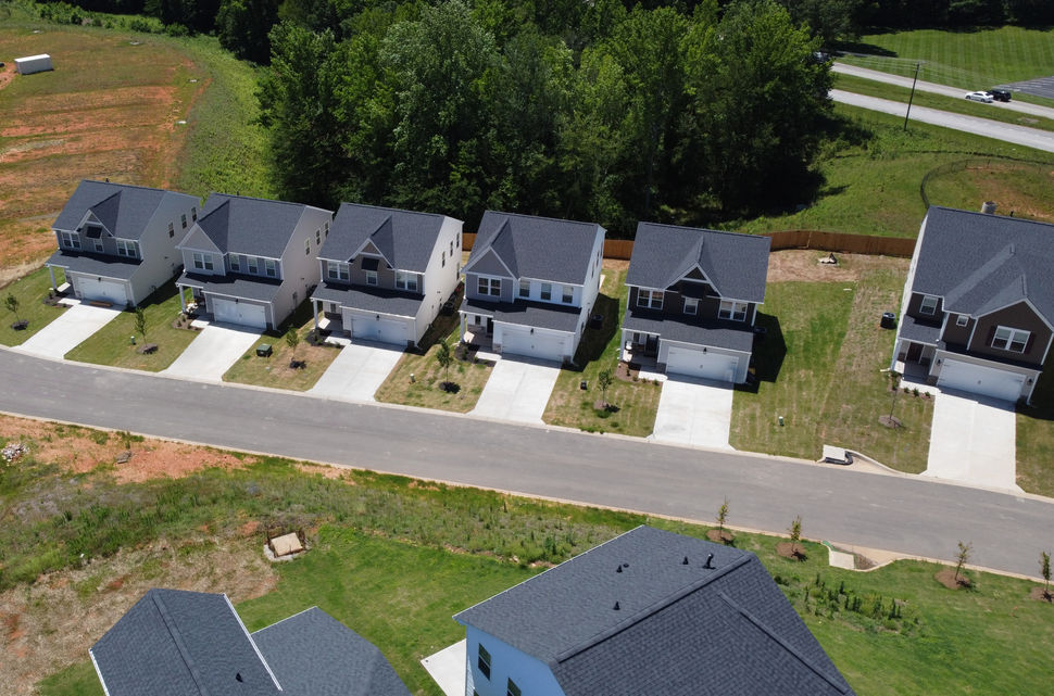 Neighborhood Areial Streetscape