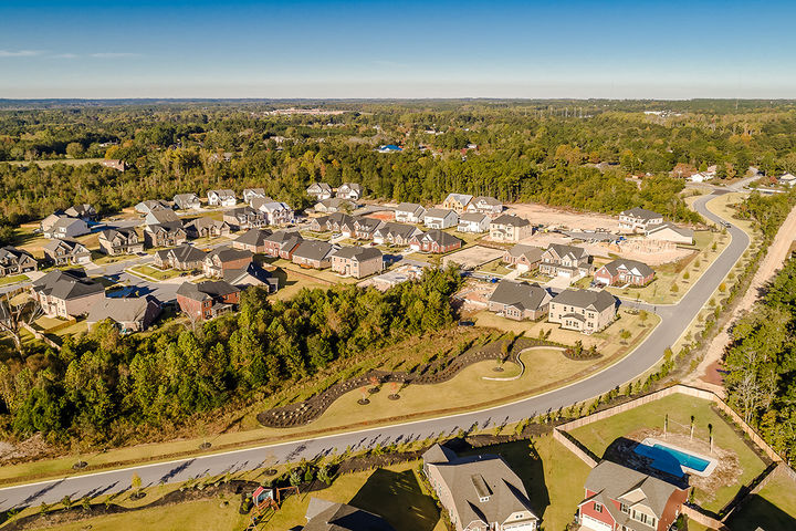 Barr Lake  Aerial view of neighborhood