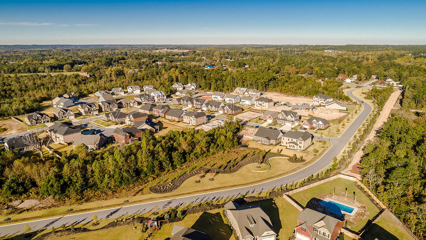 Barr Lake  Aerial view of neighborhood