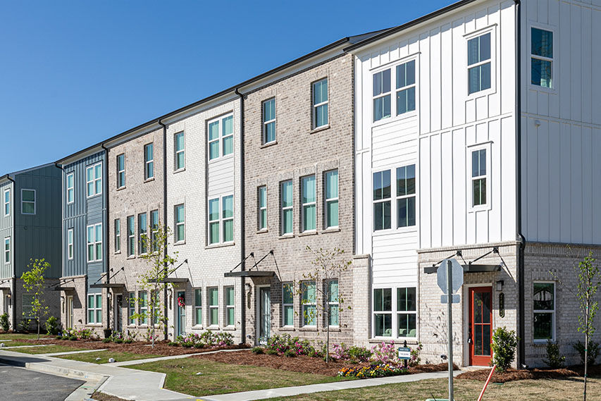 townhome building strip