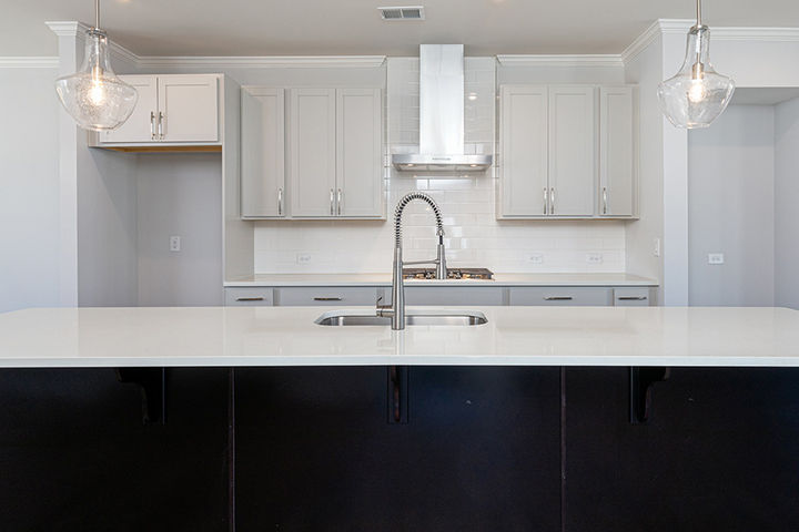 large kitchen island