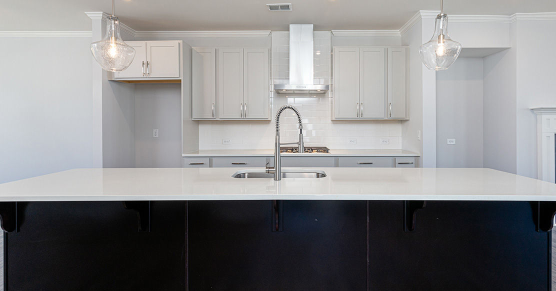 large kitchen island