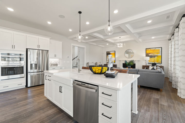 large kitchen island