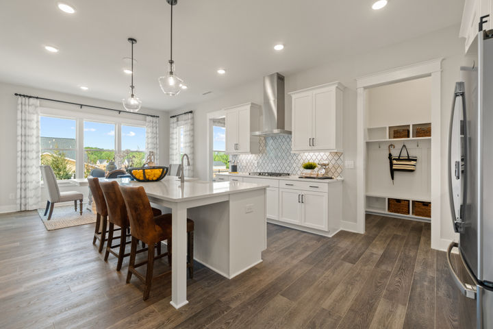 large kitchen island