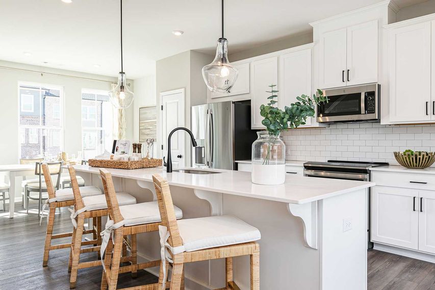large kitchen island