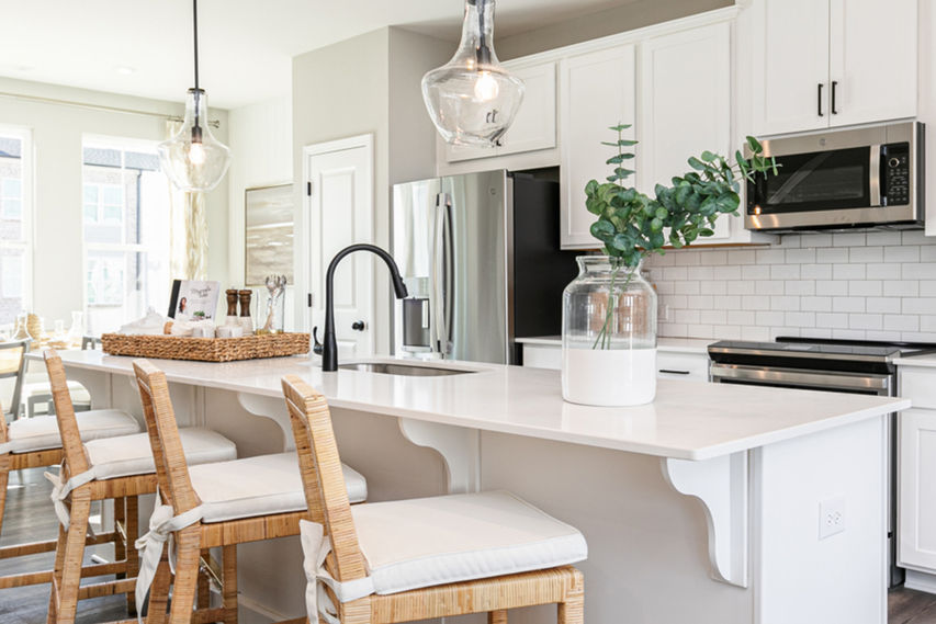 large kitchen island