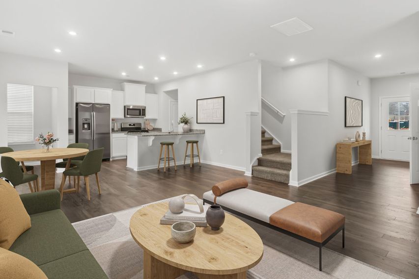 Open Kitchen with Island Seating