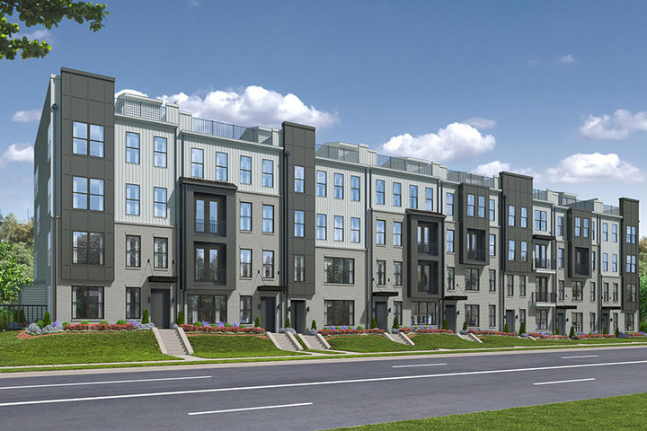 Townhome style condos with private garages