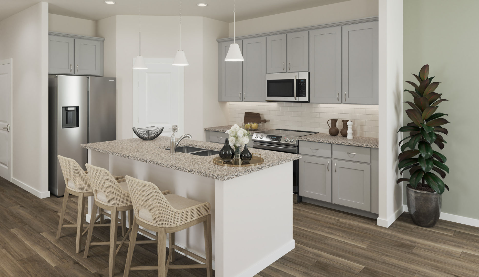 Kitchen at The Mae at Brack Ranch