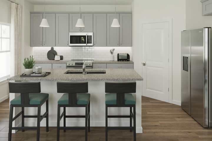 Kitchen at The Logan at Brack Ranck