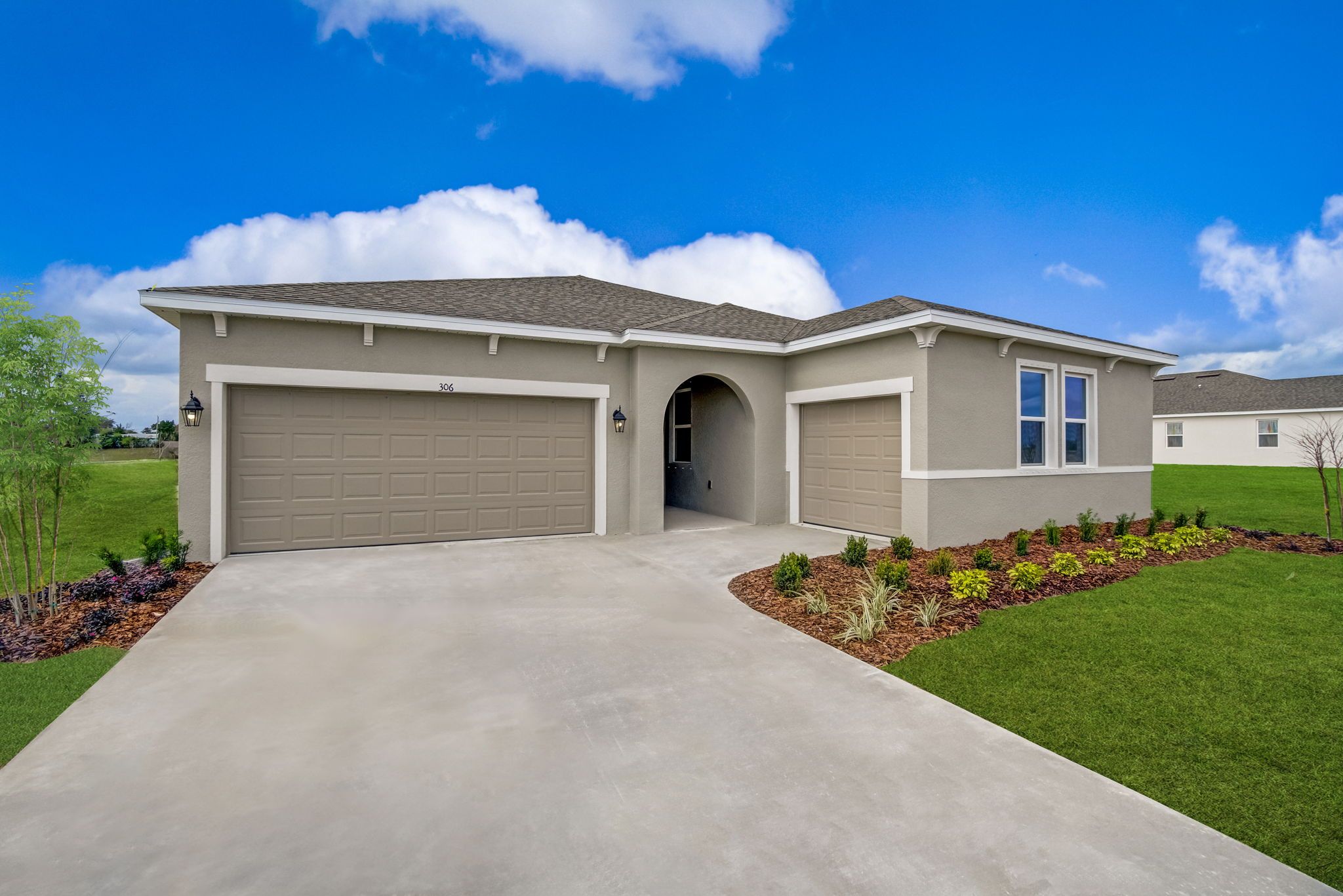 Three Car Garage Options at Brookshire