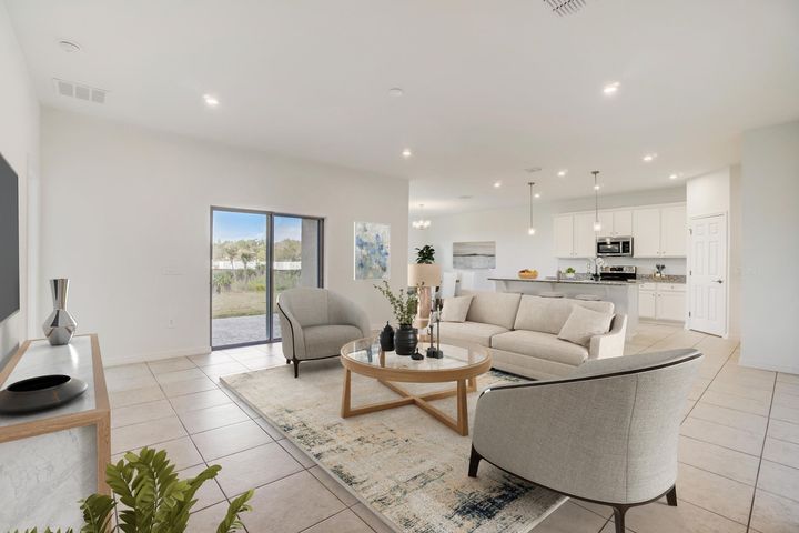 Living Room and Kitchen Area in the Southgate