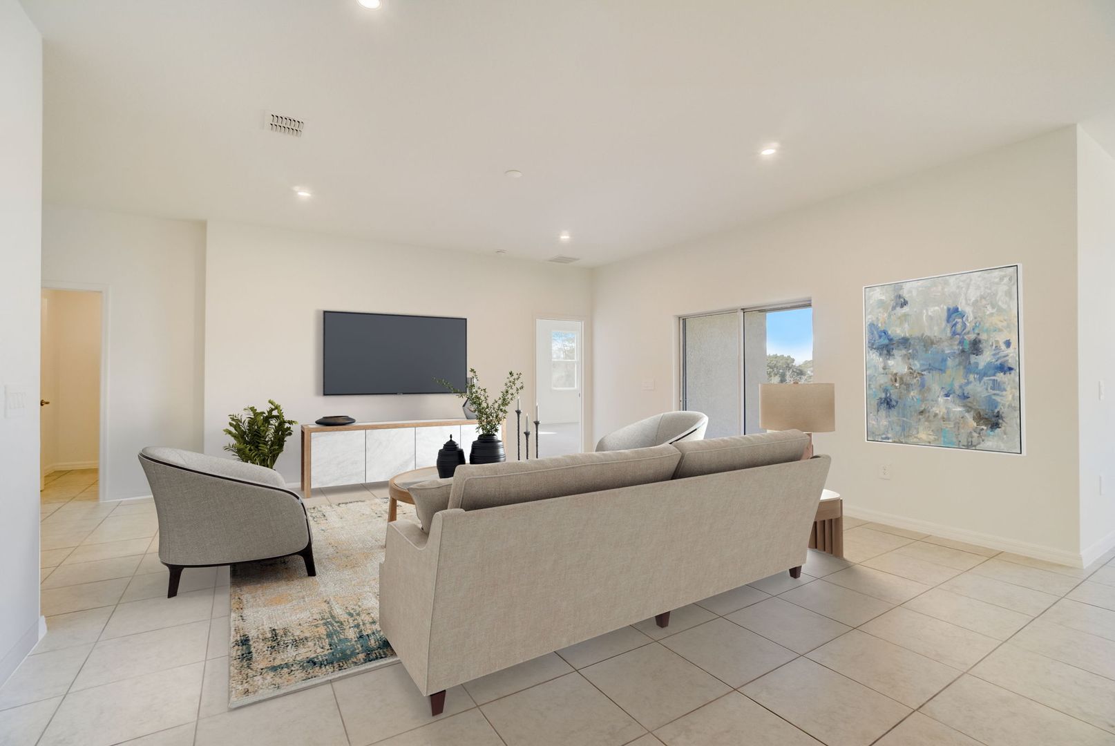 Living Room Area and Foyer in Brookshire