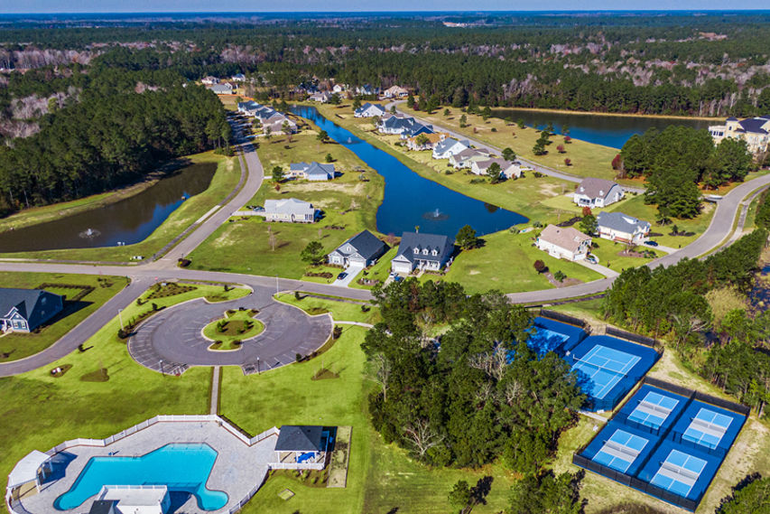 Brunswick Plantation Neighborhood Aerial